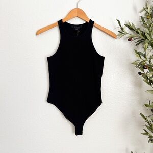 All Saints Jaime Black Bodysuit NWT
